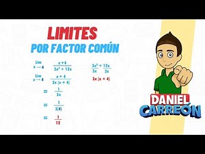 LIMITES POR FACTOR COMÚN super fácil - Para principiantes