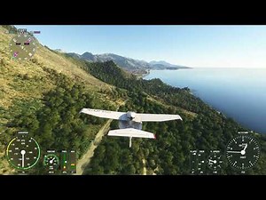 MFS Flight Simulator, 2025 gameplay, Italy Coast Ultra Settings