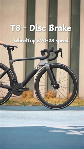 Serina. Twitterbike on Instagram: "🚴♂️ T8 Pro: Carbon Fiber Beast is LIVE 🚴♀️ All-carbon frame/fork/seat tube + 3K integrated handlebar 50MM wavy carbon wheels for max performance Wheeltop wireless shifting = buttery-smooth gear changes ⚡ Reflective tires + SelleRoyal seat (comfort + safety ✅) Head-turning two-tone finish 😎 Your next ride? #carbon #roadbike #cyclinggear #wireless #28speed #"