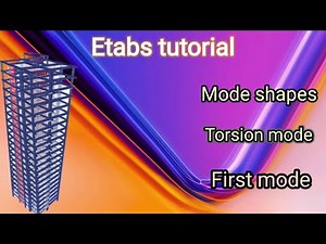Etabs tutorial: what is modal analysis? (#1)