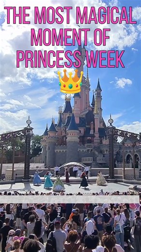 The most magical moment of Princess Week 🏰 #disney