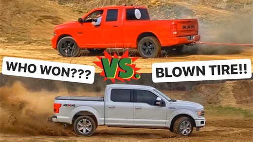 4x4 Tug of War! Dodge vs Ford F-150 – Who Wins?