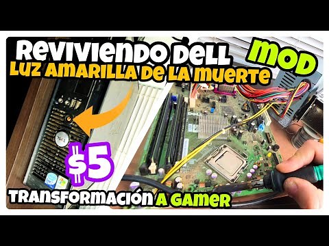🟡 DELL PC YELLOW LIGHT OF DEATH REPAIR AND GAMING PC TRANSFORMATION! Part 1