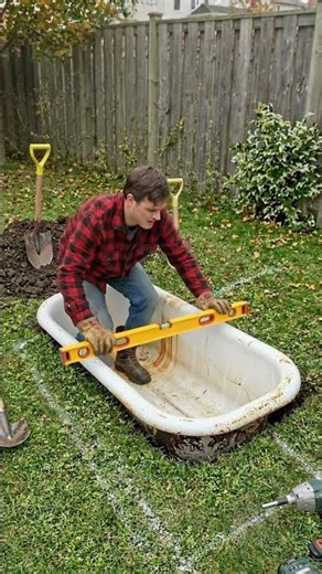 I Built Ducks a Pond From a Salvaged Bathtub (Full Backyard Build)