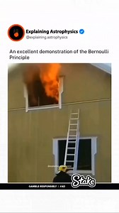 417K views · 1.5K reactions | The Bernoulli Principle explains the...