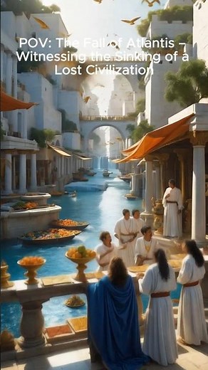 🌊 POV: The Fall of Atlantis – Witnessing the Sinking of a Lost Civilization #povhistory #history