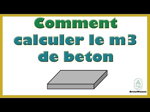 comment calculer le m3 de beton