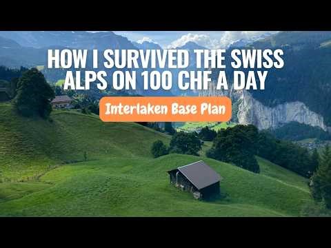 Don’t Travel Switzerland Until You See This $100/Day Plan