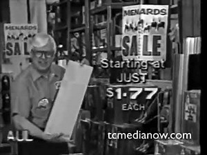 Black And White Menards Commercial (1982)