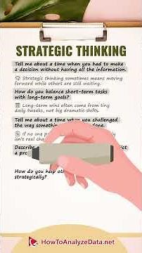 Master These 5 STRATEGIC THINKING Interview Questions to Stand Out