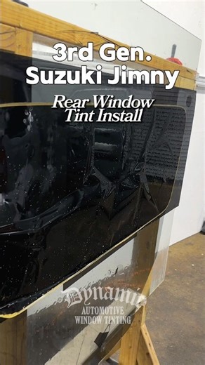 HOW TO: HANDCUT & INSTALL WINDOW TINT | 98 SUZUKI JIMNY #keicar #DynamicAWT