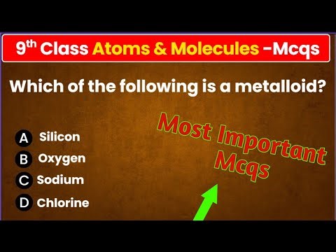 Atoms and Molecules – Class 9 Science Chapter 3 MCQ Questions with Answers (Updated) #class9