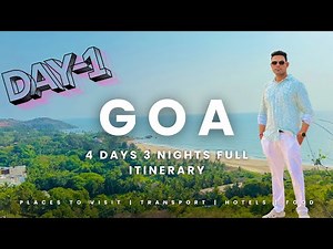 Goa Trip Day 1 | 4 Days 3 Nights Full Itinerary | Arrival & Beach Vibes | Goa Vlog | Goa Trip Plan |