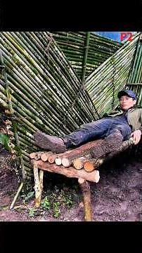 Building a Shelter in Cold Rain - Survival Skills in the Rainforest
