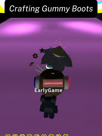 Gummy Boots Crafting Guide in Bee Swarm Simulator