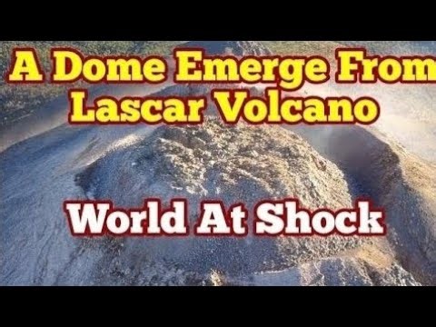 Volcanic Dome Formed At Lascar Volcano, Chile, Indo-Pacific Ring Of Fire