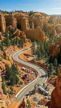 🏜️ They Built a Winding Highway Through a Red Canyon in Turkey