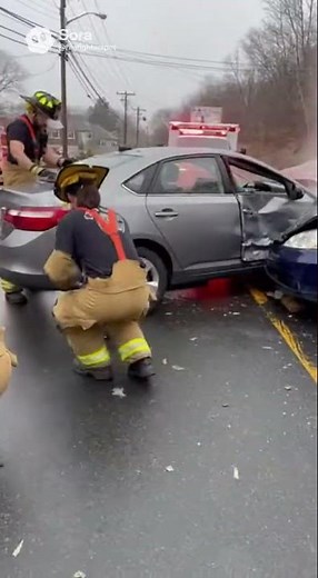Firefighter Training Size-Up Two Car Accident #firefighting #firefighter #fireman #fire #mva