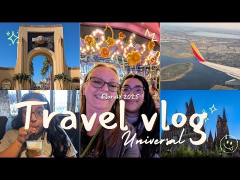 Florida Vlog Travel Day and Universal Studios