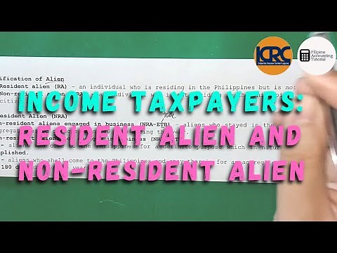 Individual Income Taxpayers - Resident and Non-resident Alien