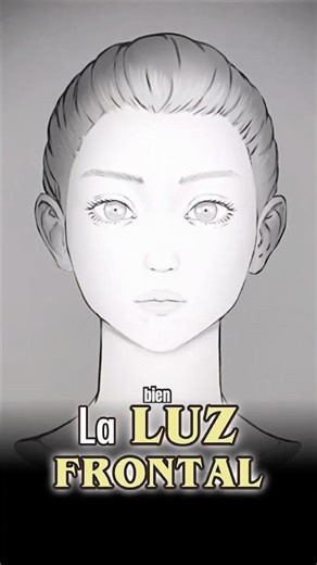 Frontal lighting in drawing #art