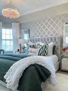 First time using this color and I’m loving it! So beautiful and elegant. Are you ready for fall? Items are linked here 👉🏽https://liketk.it/4iGAQ #falldecor #bedroomdecor #bedroomdesign #bedroomstyling #bedroomideas #fallhomedecor #eleganthome | Pops Of Color Lifestyle