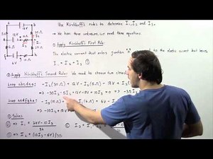Kirchhoff's Circuit Rules Example # 5