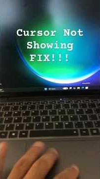 How to fix cursor issue! I know things like this can be quite frustrating 💯