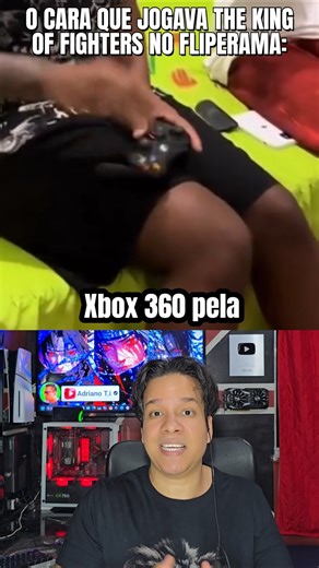 WHEN THE GUY WHO PLAYED THE KING OF FIGHTERS AT THE ARCADE GETS AN XBOX 360 CONTROLLER