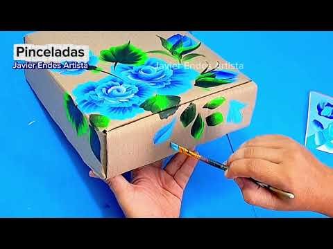 Basics of One stroke painting| Instructional video | Step by step acrylic painting