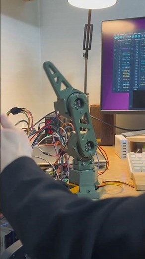 Robotic Arm Impedance Control Test using QDD Actuator with CAN BUS