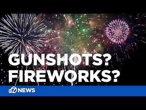 Gunshots or fireworks: How to tell the difference