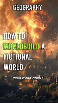 How to Build A Fictional World | Geography #worldbuilding #writing #writertube