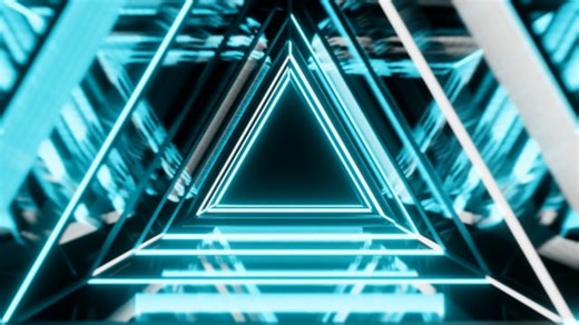 Triangle, Pattern, Geometric. Free Stock Video