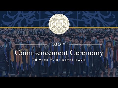 180th University Commencement Ceremony