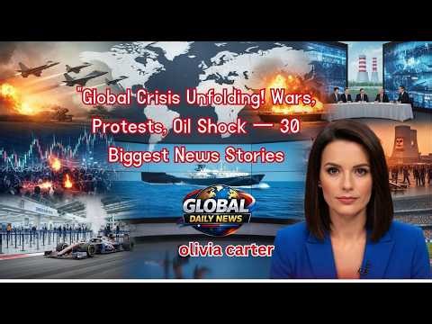 “World on Edge! US-Iran Tensions, Russia-Ukraine War & 30 Breaking Global News Updates”