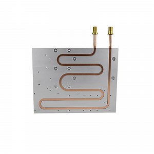 [Hot Item] Custom Server Water Cold Plate Copper Tube Plate Block Liquid Cooling Water Cooled Heat Sink