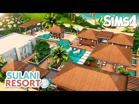 Sulani Spa & Pool Resort 🥥 The Sims 4 Speed Build | No CC