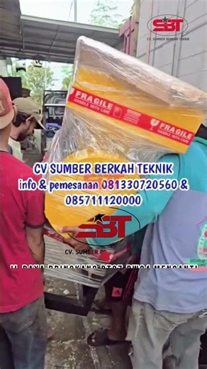 BUNGKUS DAN SIAP DI KIRIMKAN MESIN PENEPUNG TIPE 60 #sumberberkahteknik #limbahorganik