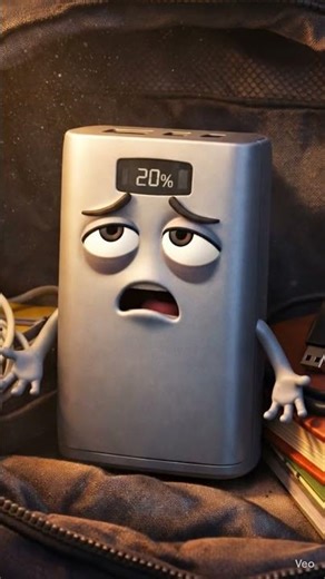 “Power Bank Life 😴 | Backpack lo Charge Ayipoyina Power Bank Story | Funny AI Animation”