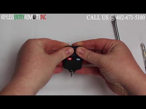 How To Replace A 1998 - 2014 Ford Explorer Key Fob Remote Battery