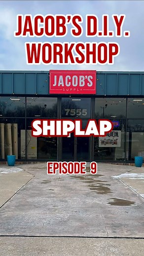 Learn how to install shiplap in this episode of Jacob’s Supply DIY workshop! #temperancemi #temperancemichigan #savings #diy #jacobssupply | Jacob's Supply