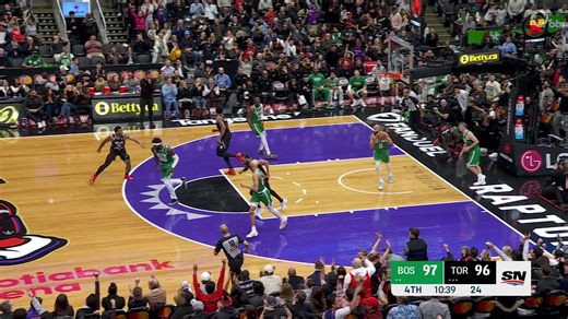 The Raptors storm back with a 30-8 run to take their first lead of the game! 🦖 📺: SN1 📲: Stream on Sportsnet | Sportsnet