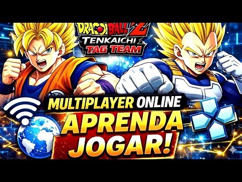 😱FINALMENTE! DRAGON BALL TAG TEAM ONLINE no PPSSPP (MULTIPLAYER FUNCIONANDO) APRENDA JOGAR!!!😱