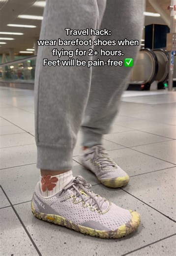 Travel Hack: Comfort of Barefoot Shoes for Long Flights