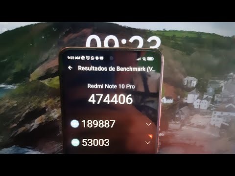 Prueba de rendimiento xiaomi redmi Note 10 Pro antutu benchmark