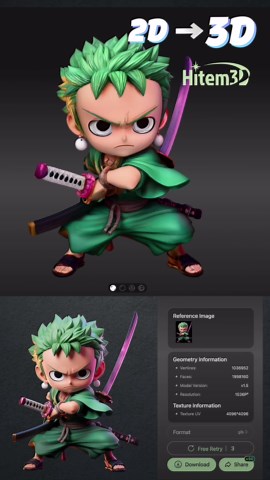 Transform Your Photo into a Stunning 3D Model