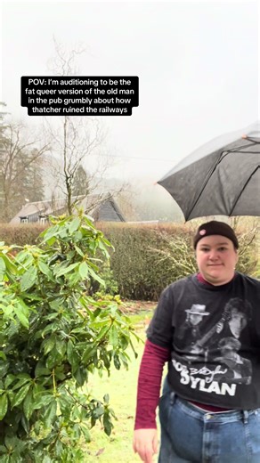 Jokes, I’m already him #fitcheck #bobdylan #queer #fat #thatcher