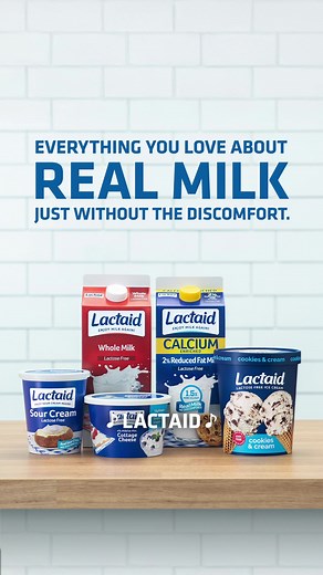 17K views · 139 reactions | Nothing makes a grand entrance like real milk with no discomfort. | Lactaid | Facebook
