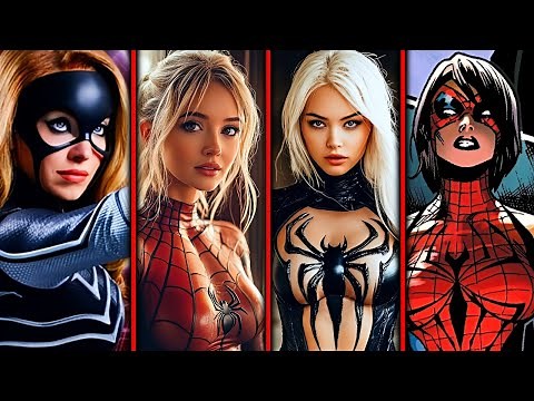 Every Female Versions of Spiderman With Amazing Backstories And Powers - Explored